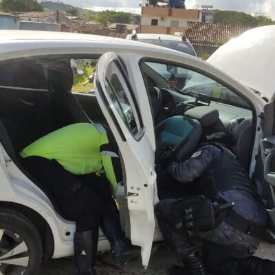 Agentes da Settran de Itabuna apreendem veículo com placa clonada
