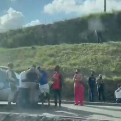 Dois suspeitos são baleados durante tentativa de assalto a ônibus na BR-324