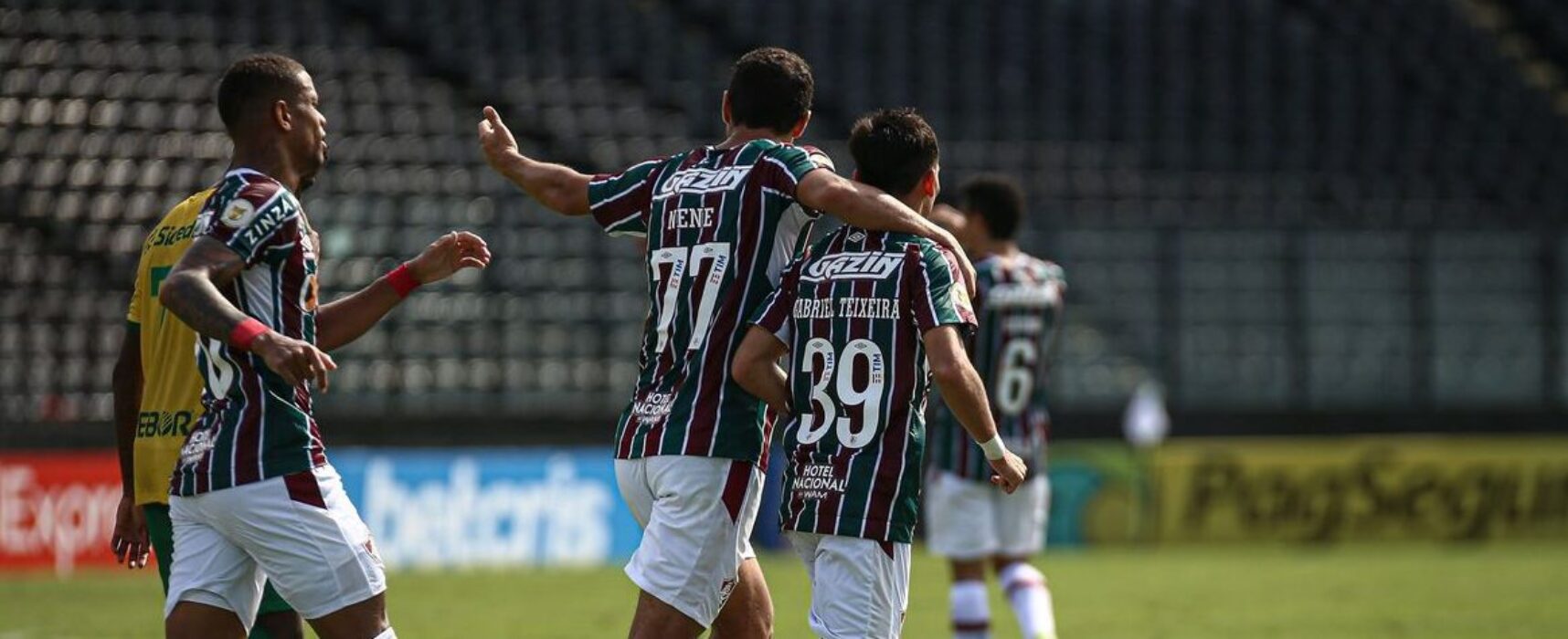 Fluminense bate Cuiabá e vence a primeira no Campeonato Brasileiro