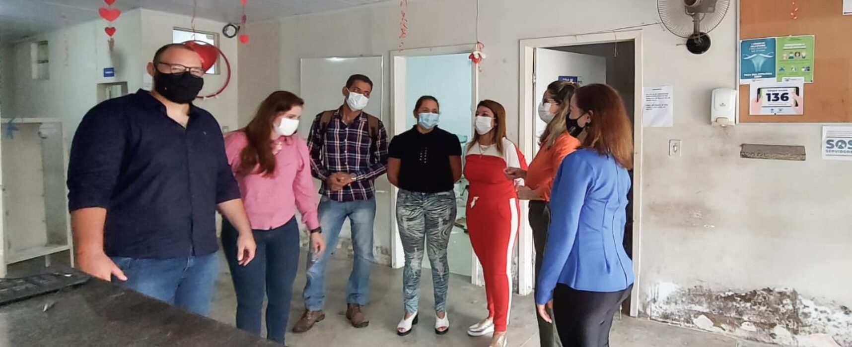 Secretária de Saúde visita as UBS Moise Hage e Amália Lessa cujas obras começam