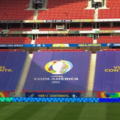 Taxa de incidência de Covid-19 na Copa América é maior que no país inteiro