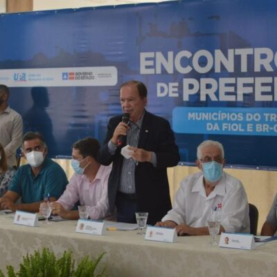 Prefeitos criam consórcio para acompanhar e fiscalizar obras da Fiol e BR-030