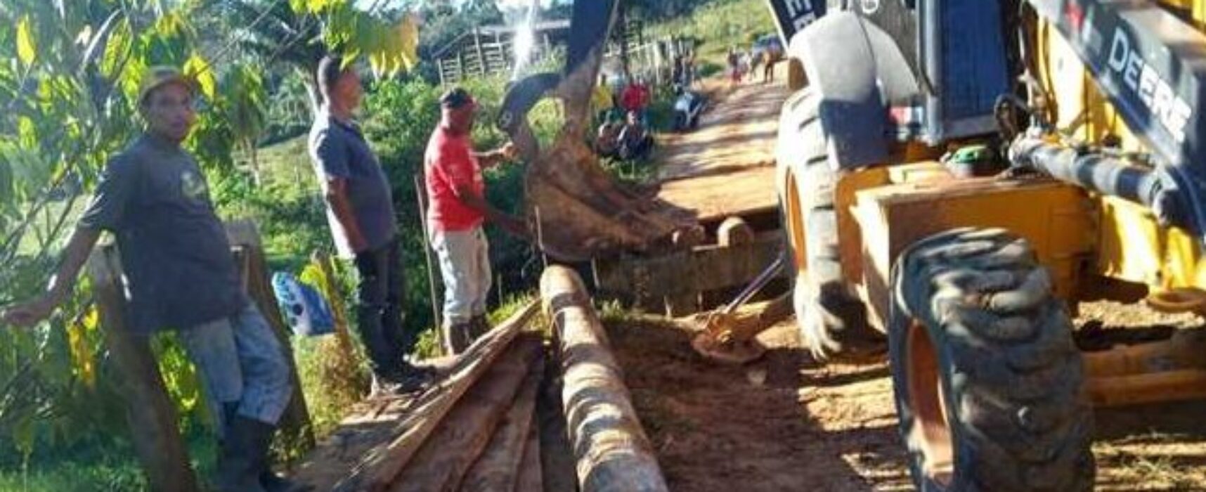 Prefeitura de Ilhéus recupera estrada e ponte que dão acesso ao distrito do Japu