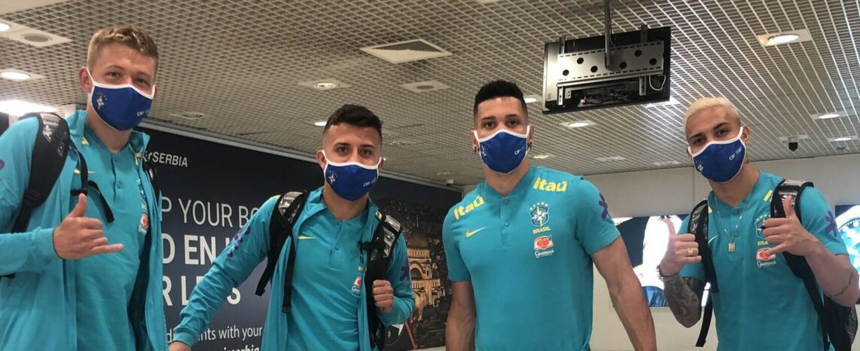 Seleção masculina chega à Sérvia para preparação para Jogos de Tóquio