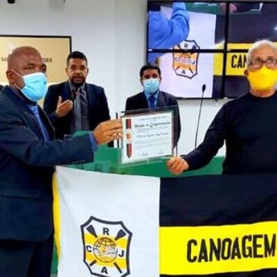 De volta às atividades esportivas, Clube de Regatas Jorge Amado recebe homenagem da Câmara de Ilhéus