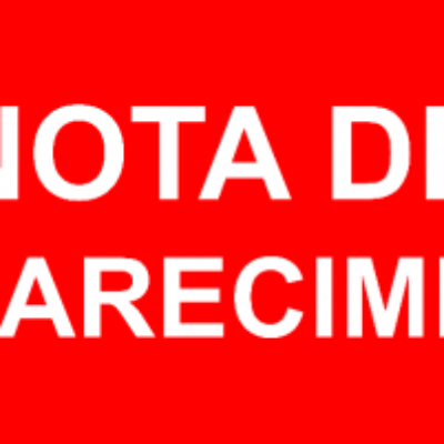 Nota de Esclarecimento sobre o estado de saúde do Vereador Luca Lima
