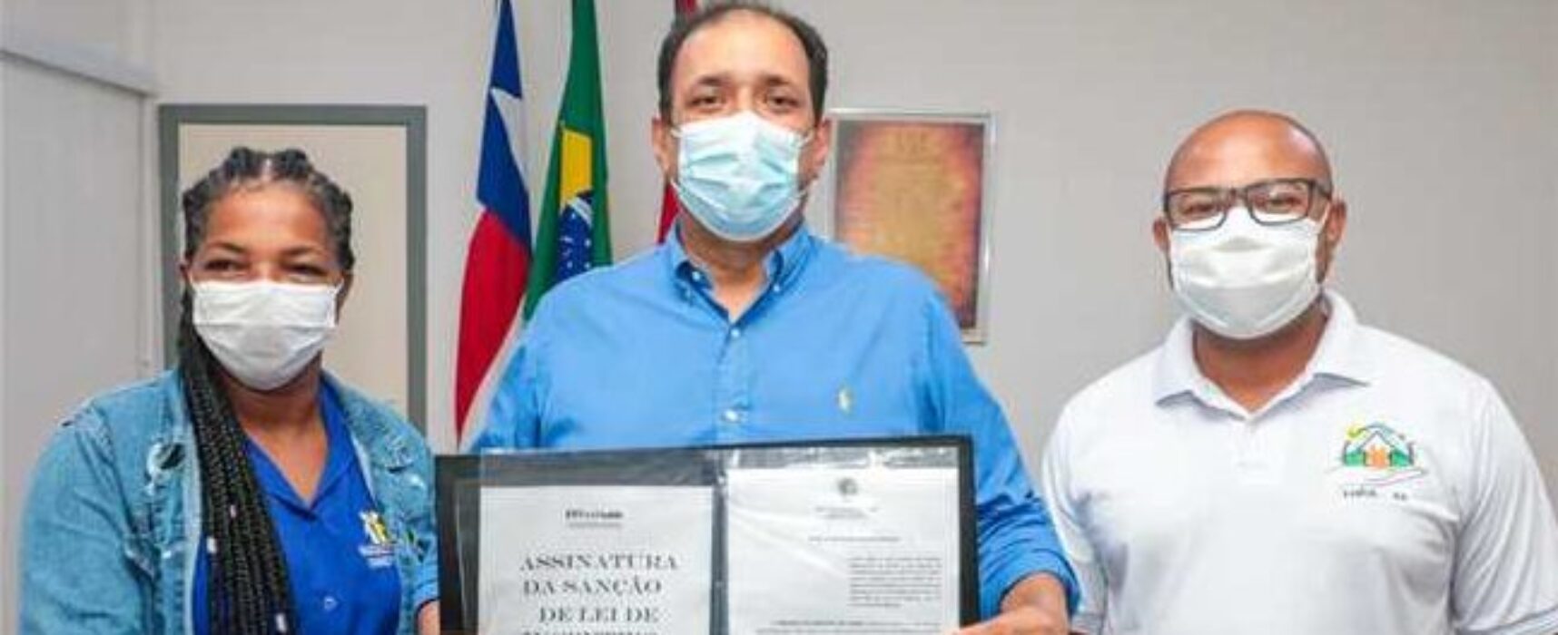 Prefeito Mário Alexandre assina lei de incentivo para agentes comunitários e de combate às endemias