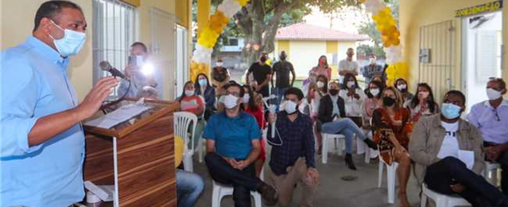 Prefeito Mário Alexandre entrega escola Giselia Soares toda reformada