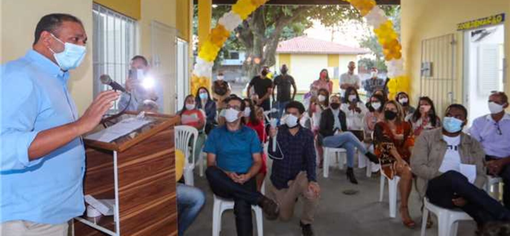 Prefeito Mário Alexandre entrega escola Giselia Soares toda reformada