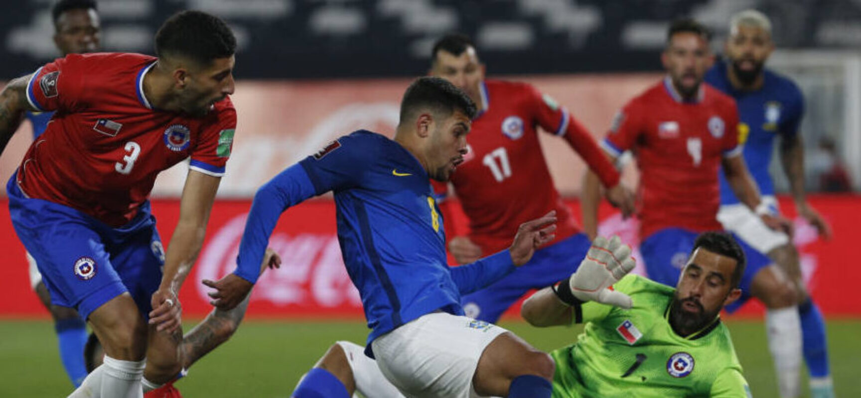 Com gol de Everton Ribeiro, Brasil vence o Chile e mantém os 100% nas Eliminatórias