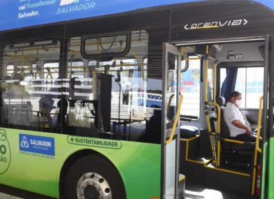 Ônibus elétricos passarão por testes em Salvador durante o mês de setembro