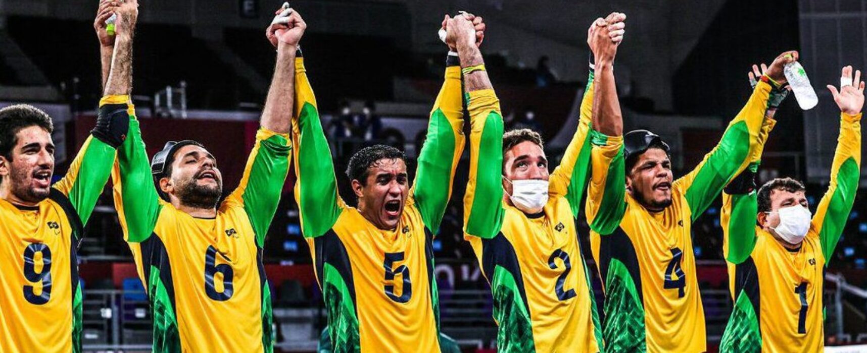 Seleção masculina vence China e conquista ouro inédito no goalball