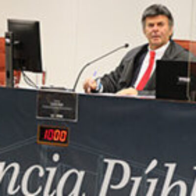 Fux destaca audiência pública sobre juiz das garantias como exemplo de processo democrático participativo