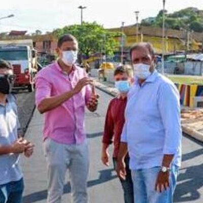 Ilhéus: Prefeito Mário Alexandre vistoria obra do canal do Malhado