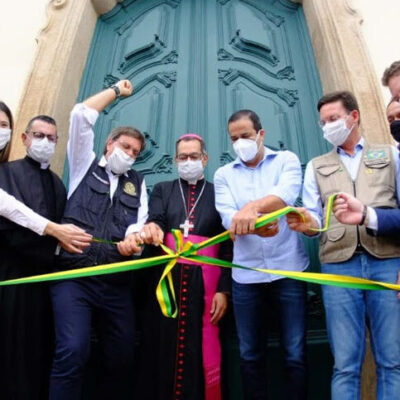Igreja de Nossa Senhora da Saúde e Glória é entregue restaurada em Salvador (BA)