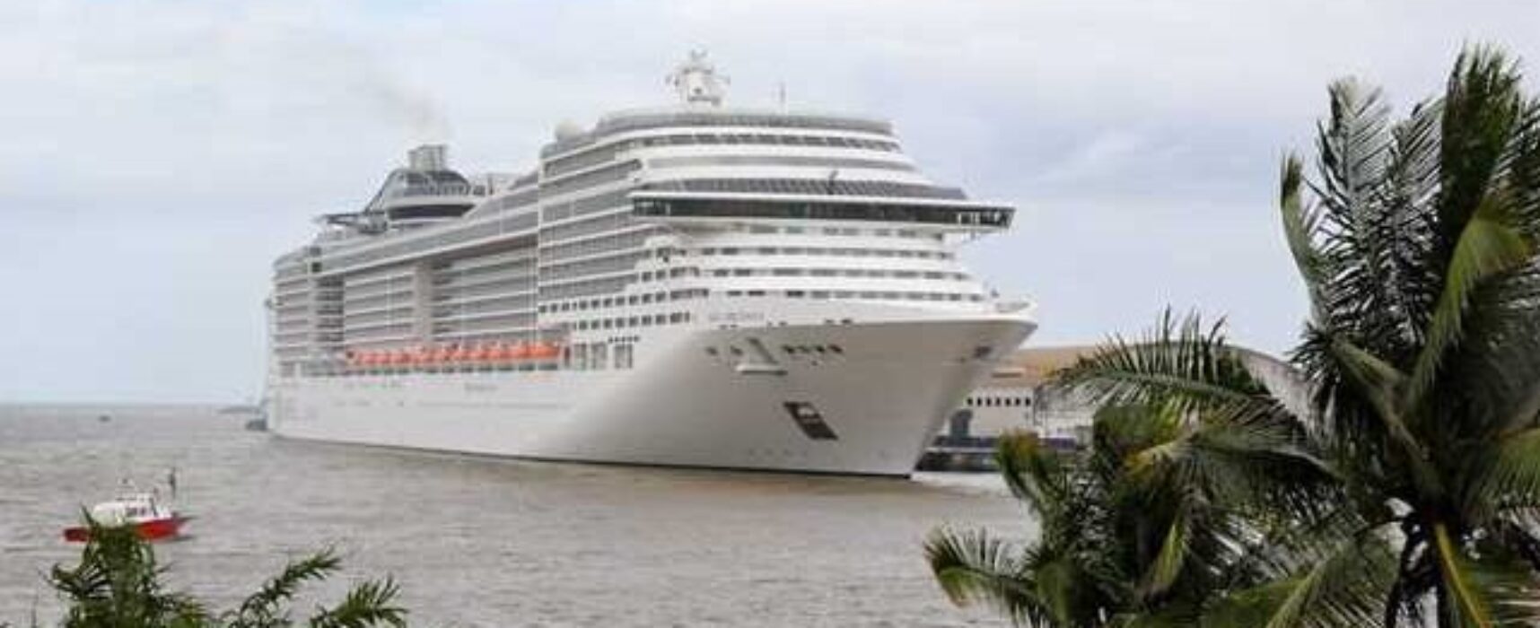 MSC Preziosa abre temporada de cruzeiros em Ilhéus; chegada de navios movimenta comércio da cidade
