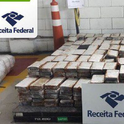 Receita Federal apreende 1,2 tonelada de cocaína no Porto de Santos