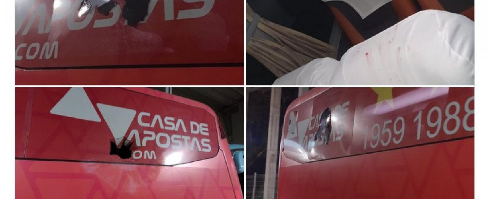 Ônibus do Bahia é atingido por bomba próximo à Fonte Nova e jogadores saem feridos