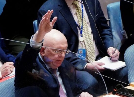 Rússia veta resolução do Conselho de Segurança da ONU