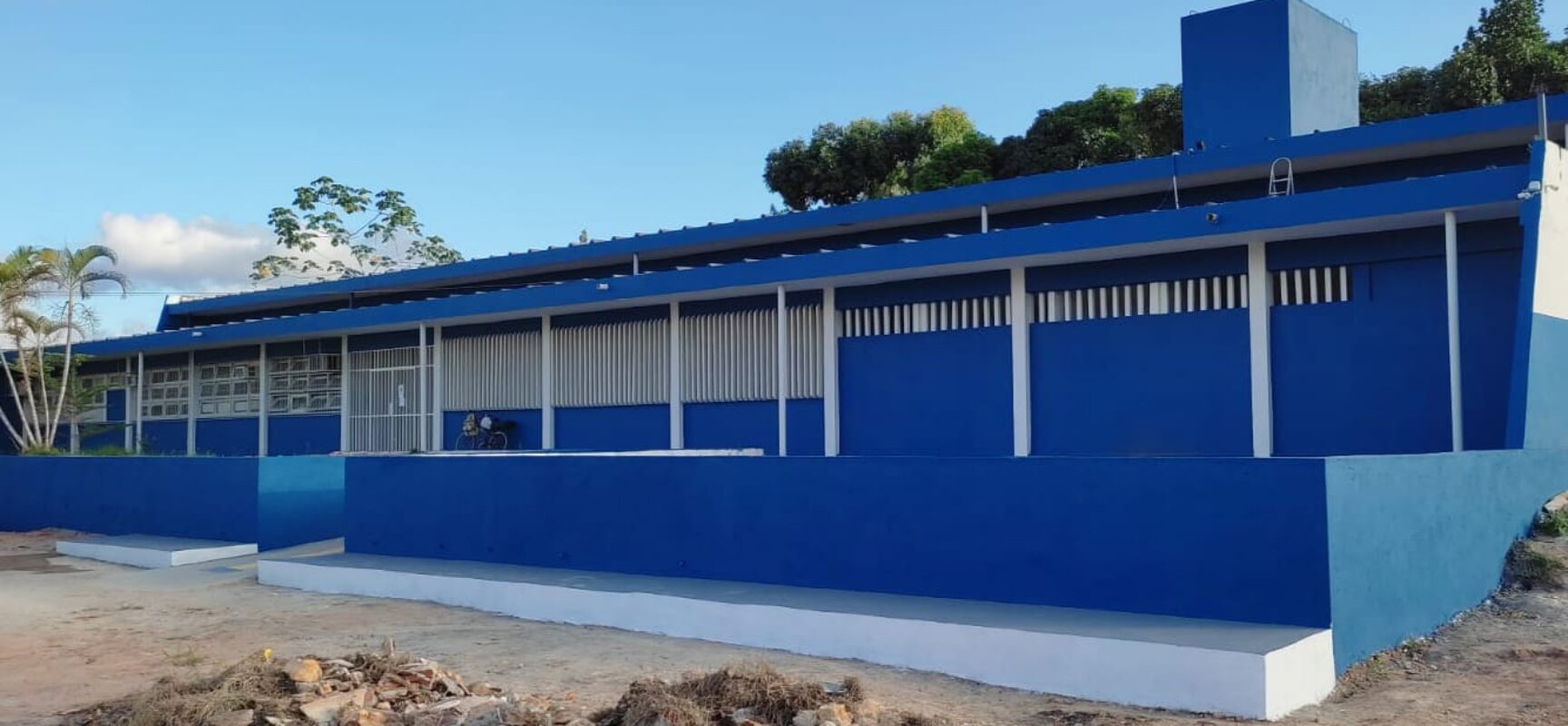 Obras de melhoria das instalações do Creadh em Itabuna na fase final