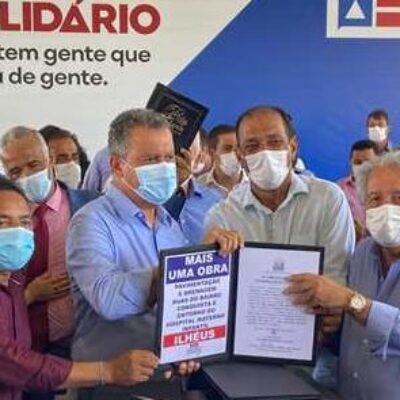 Prefeito Mário Alexandre assina convênio com Estado para pavimentação e drenagem de ruas em Ilhéus