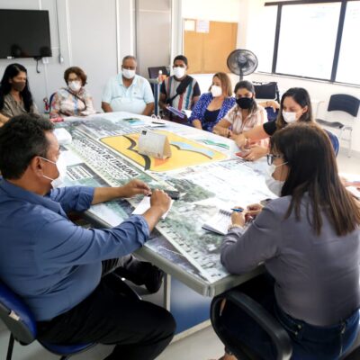 Secretária de Educação participa de encontro sobre as obras de requalificação do Imeam