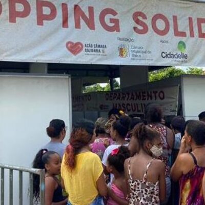 Shopping Solidário: Câmara distribui mais de 9 mil itens no Salobrinho; Ação continua na sexta-feira (18) no Banco da Vitória