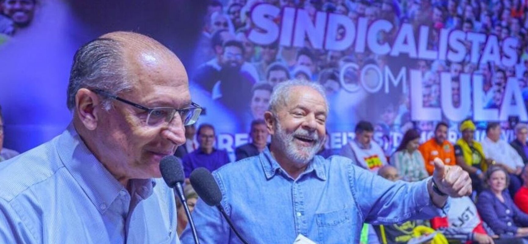 “A luta sindical deu ao Brasil o maior líder popular deste país”, diz Alckmin sobre Lula