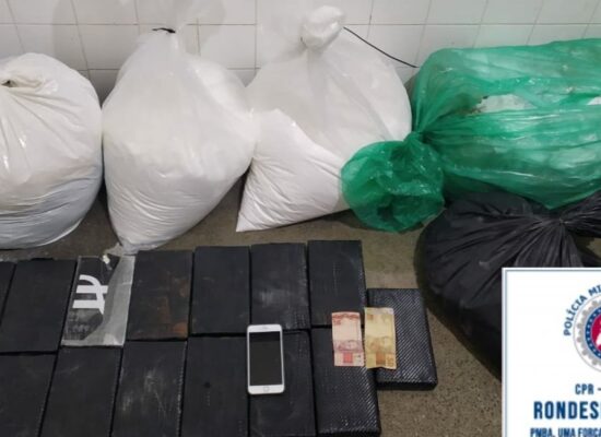 Flagrado com 122 kg de cocaína, condutor de veículo é preso no interior da Bahia