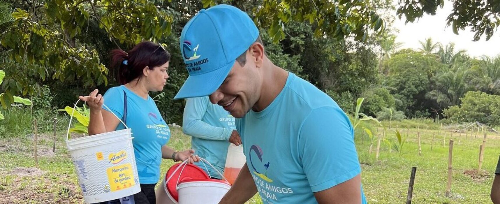 GAP comemorou Dia da Terra em Ilhéus com plantio de árvores na APP do São Miguel