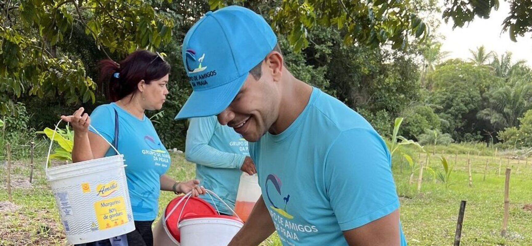 GAP comemorou Dia da Terra em Ilhéus com plantio de árvores na APP do São Miguel