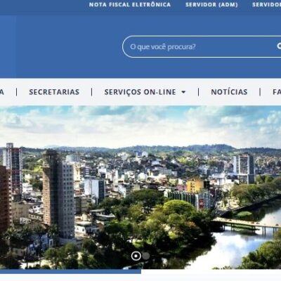 Prefeitura de Itabuna tem novo site, moderno e ágil e com oferta de mais serviços