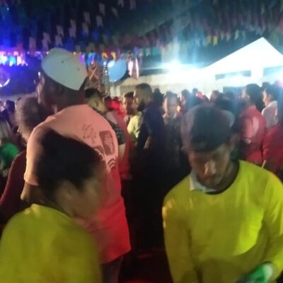 Agentes ambientais recolheram mais de 300 kg de recicláveis durante festa no final de semana