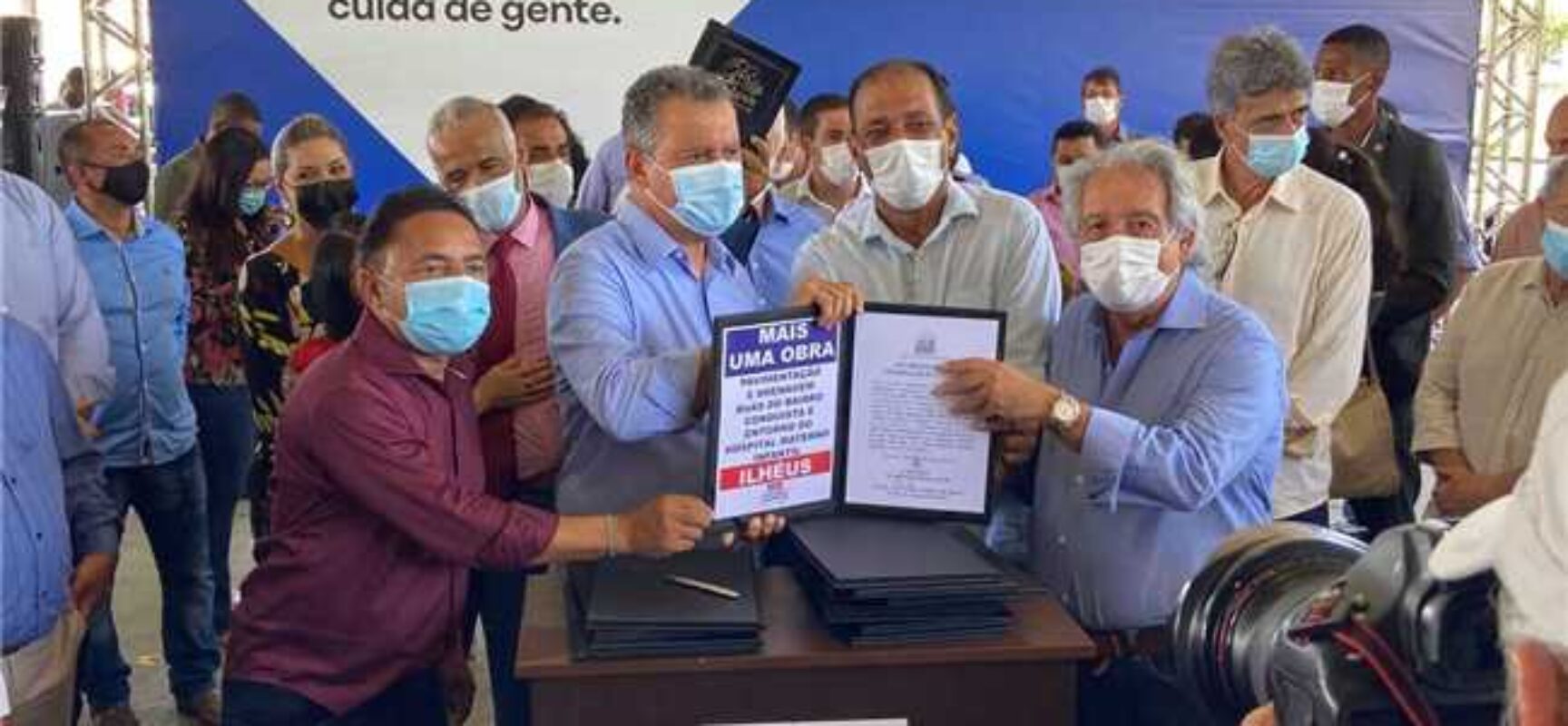 Convênio entre Prefeitura de Ilhéus e Estado assegura R$ 3 milhões para obras de pavimentação