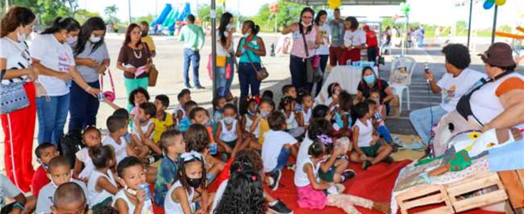 Dia B do Brincar leva diversão e atividades lúdicas às crianças da rede municipal de Ilhéus