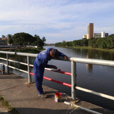 Prefeitura de Itabuna conclui manutenção no guarda-corpo da Ponte Francisco Lacerda