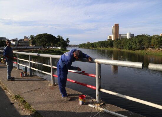 Prefeitura de Itabuna conclui manutenção no guarda-corpo da Ponte Francisco Lacerda