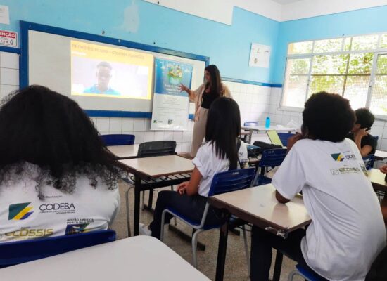 Projeto Cinema Verde da CODEBA oferece oficina de audiovisual para estudantes da rede pública de Ilhéus