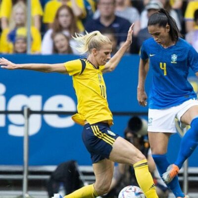Em última partida antes da Copa América, Brasil perde de virada para a Suécia