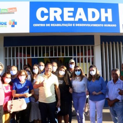 Prefeito Augusto Castro entregou novas instalações do CREADH