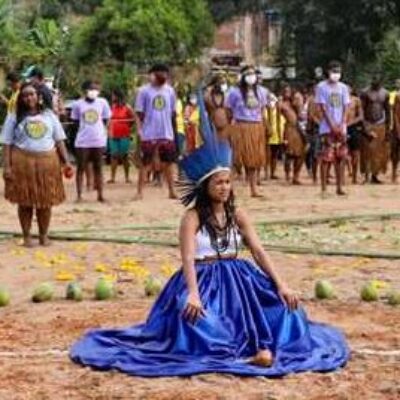 Celebração, memória e identidade marcam abertura dos Jogos Indígenas Estudantis Tupinambá