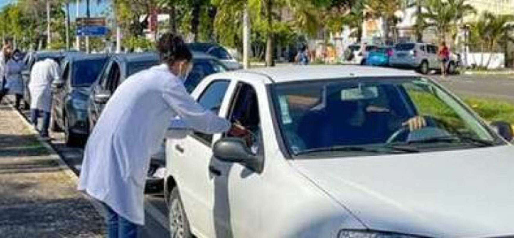 Covid-19: Ilhéus monta drive-thru para aplicação da 1ª, 2ª, 3ª e 4ª doses nos dias 19 e 20 de julho