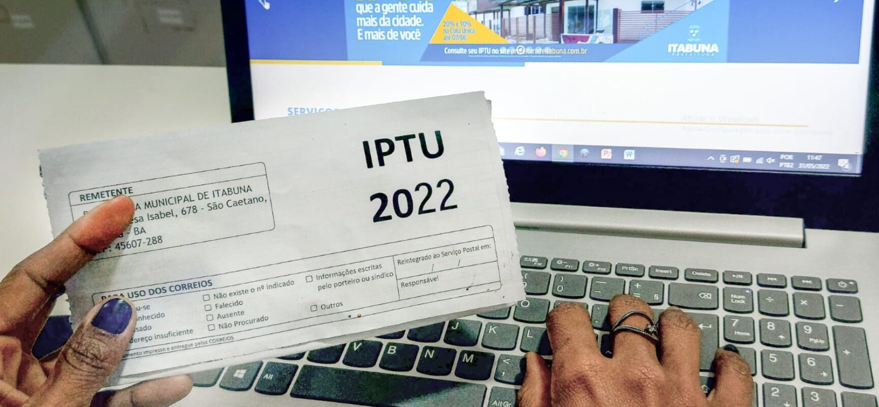 Prazo para pagamento do IPTU em cota única com desconto se encerra em dois dias