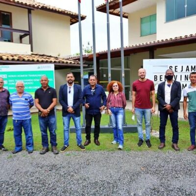 Vereadores de Ilhéus visitam canteiro de obras do Porto Sul e estreitam diálogo com a BAMIN