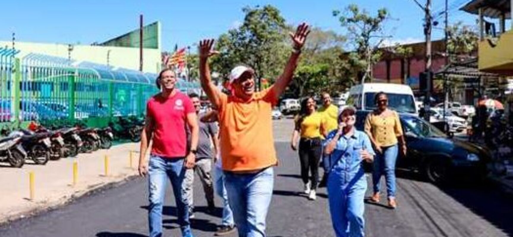 Asfalto Legal: prefeito Mário Alexandre acompanha serviço na Avenida Uberlândia
