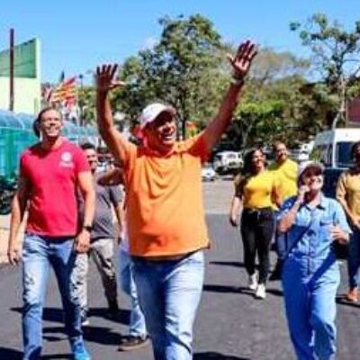 Asfalto Legal: prefeito Mário Alexandre acompanha serviço na Avenida Uberlândia