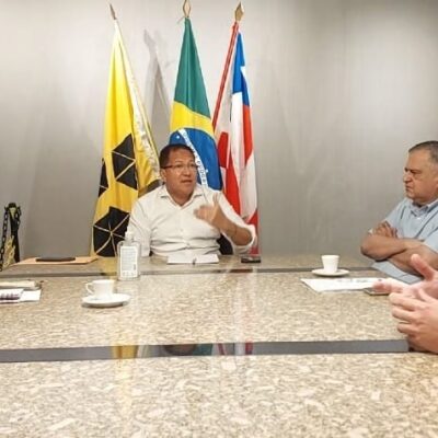 Prefeito de Itabuna recebe comitiva de banco para falar sobre infraestrutura