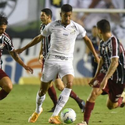 Santos busca reação no fim e empata com o Fluminense na Vila pelo Brasileirão
