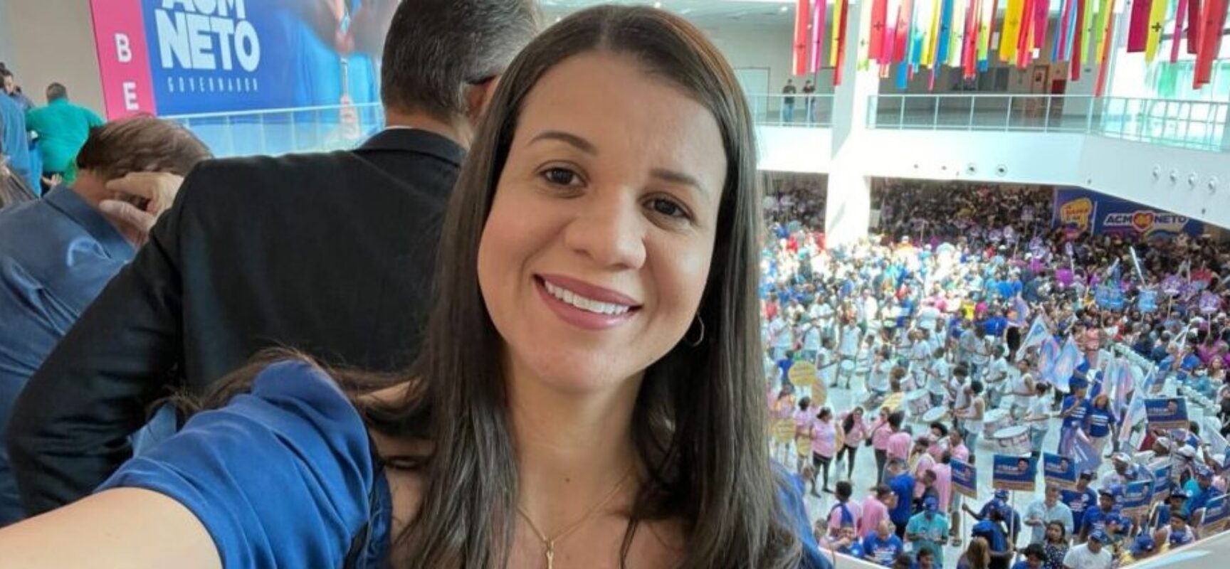 Viúva de Irmão Lázaro, Vânia Silva oficializa candidatura à ALBA em convenção de Neto