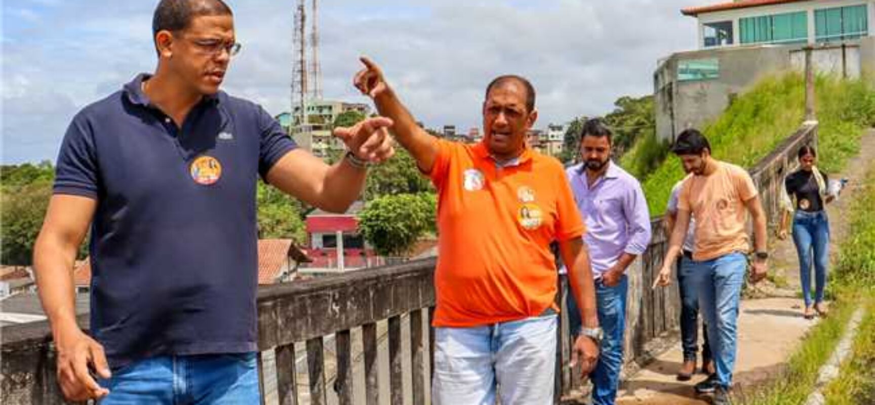 Prefeito Mário Alexandre vistoria obra de recuperação do Viaduto Catalão